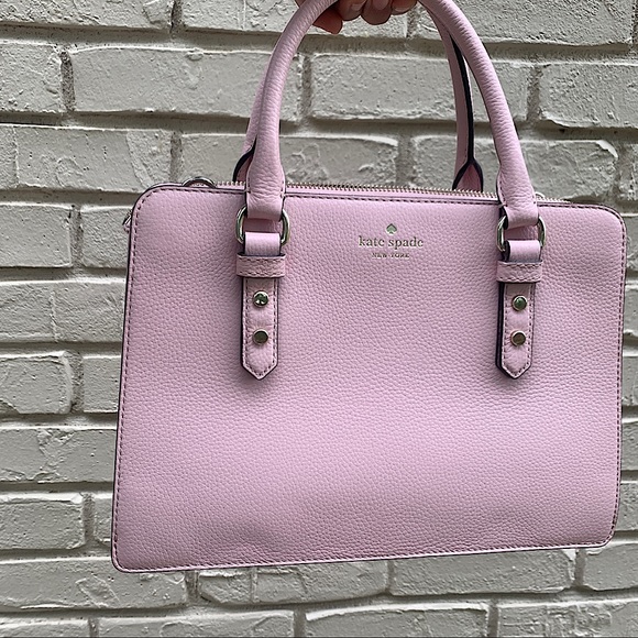 BABY PINK KATE SPDE HANDBAG (W/ DETACHABLE STRAPS) - Picture 2 of 5